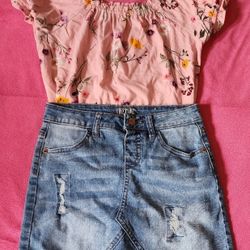 Blouse&skirt