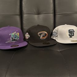 Fitted Hats All Size 7 1/2 