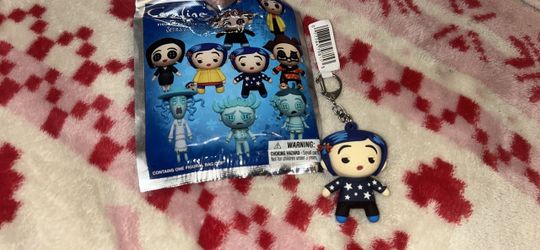 Coraline Figural Bag Clip Keychain