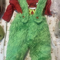 Baby Grinch 6-9 Months Outfit
