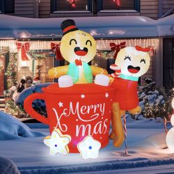 6FT Christmas Inflatable Outdoor Decoration