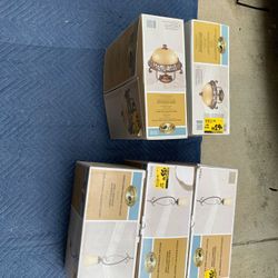 Semi flush mount light fixture and pendant light fixtures