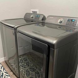 Washer and dryer.
