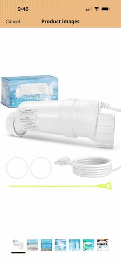 T-15 Salt Cell Replacement Compatible with Hayward AquaRite, AquaTrol, Pro Logic, Fit for W3T-CELL-15 BLT15H, Up to 40K Gallon Turbo Chlorine Generato