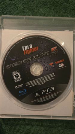 Dead or Alive 5 PS3 Game Disc