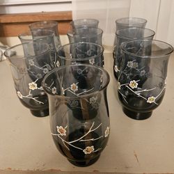 Vintage Large Wine/water Libby Glasses
