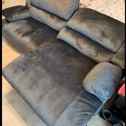 Charcoal Gray Large  Reclining Sofa | Living Room 👌 Brand New 👍 Fastest Delivery 🚚 