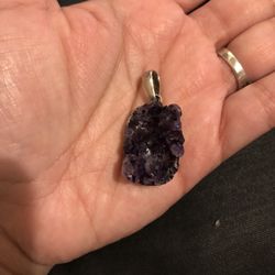 Sterling Silver Amethyst Pendant