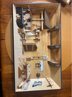 Wood relief made in Poland mountain cottage