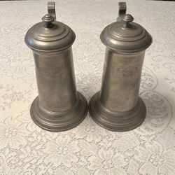 Original Pewter Steins From Germany 