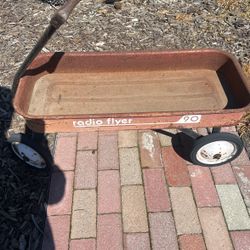 Antique Radio Flyers Cart