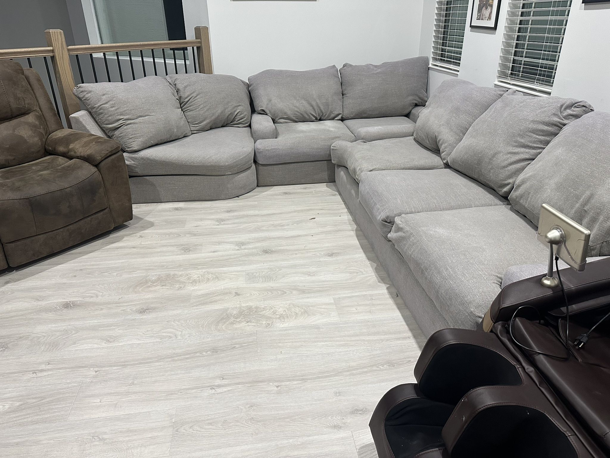 Grey Sectional $200