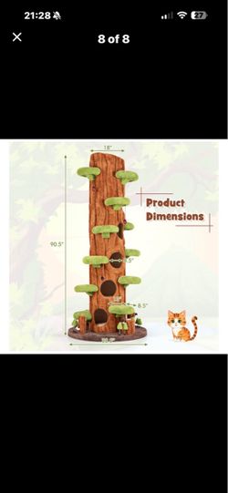 7.5 Ft Tall Cat Tree - like New
