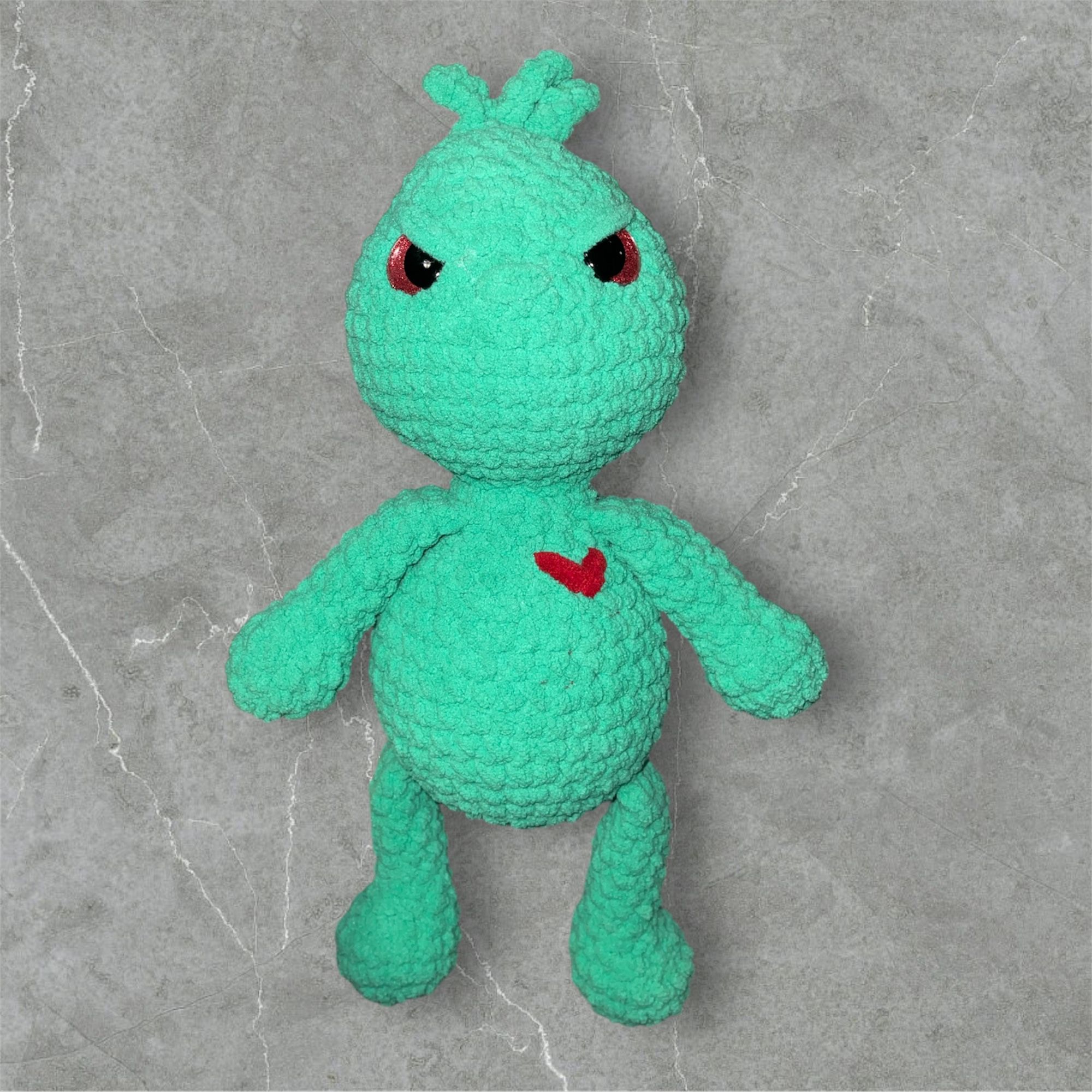 Grinch Crocheted Plushie