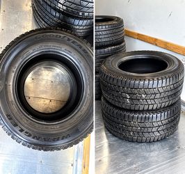 2 Goodyear Wrangler LT265/60R20 Truck Tires – Good Tread
