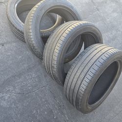 Set. Tires. 235. 45. 18.  Michelin 