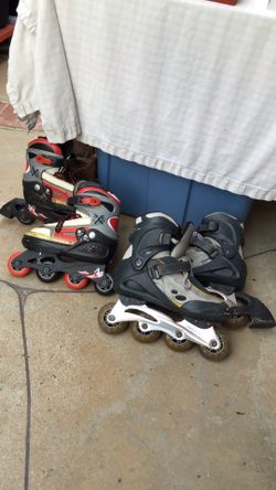 Formula forward inline skates size men 8 or women 10 and 2 XS inline skates size adjustable 3to 6