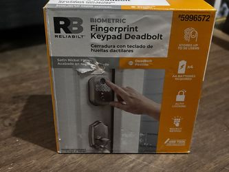 RELIABILT Fingerprint keypad deadbolt