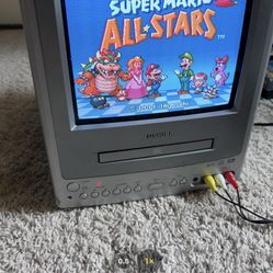 9” Toshiba Tv DVD Combo Retro Gaming Tv 