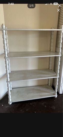 48 by 36 inches wooden shelve