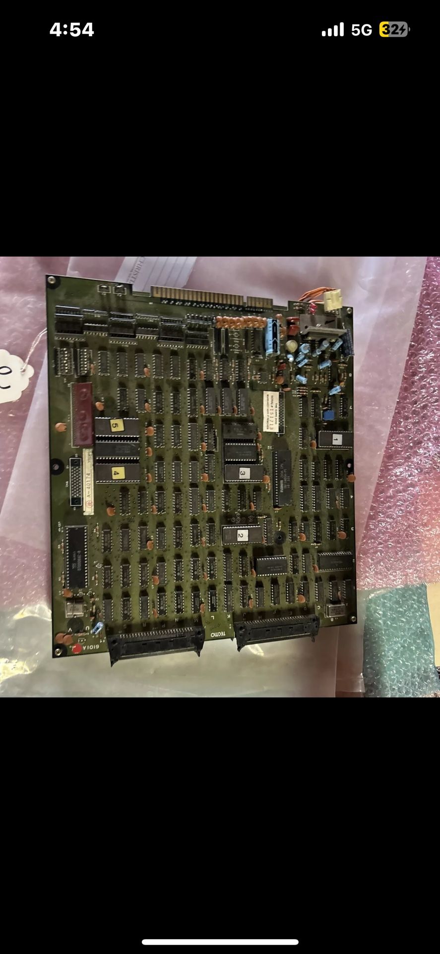 Tecmo Gemini Wing Original arcade video game board PCB C80 Jamma