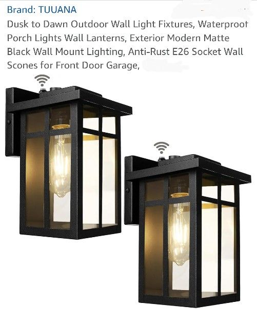 Outdoor Light - 1 Dusk to Dawn Outdoor Wall Light Fixtures