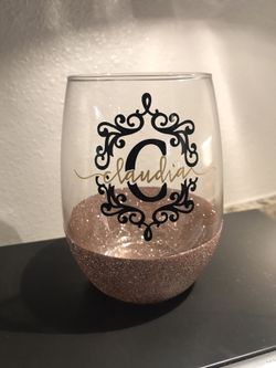 Custom wine glasses