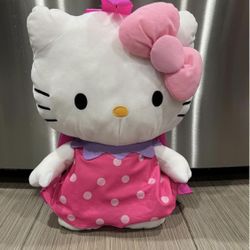 Hello Kitty Plush Backpack 