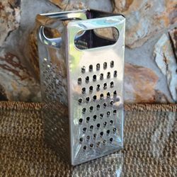 Omcan 9" x 4" x 4" Stainless Steel Box Grater