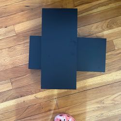 Set Of 2 Black Floating Shelves (Never Used)