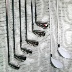 Taylormade AeroBurner Golf Club Set 9.5, 4, 19, P, 5, 6, 7, 8 and 9 (9 total golf clubs)