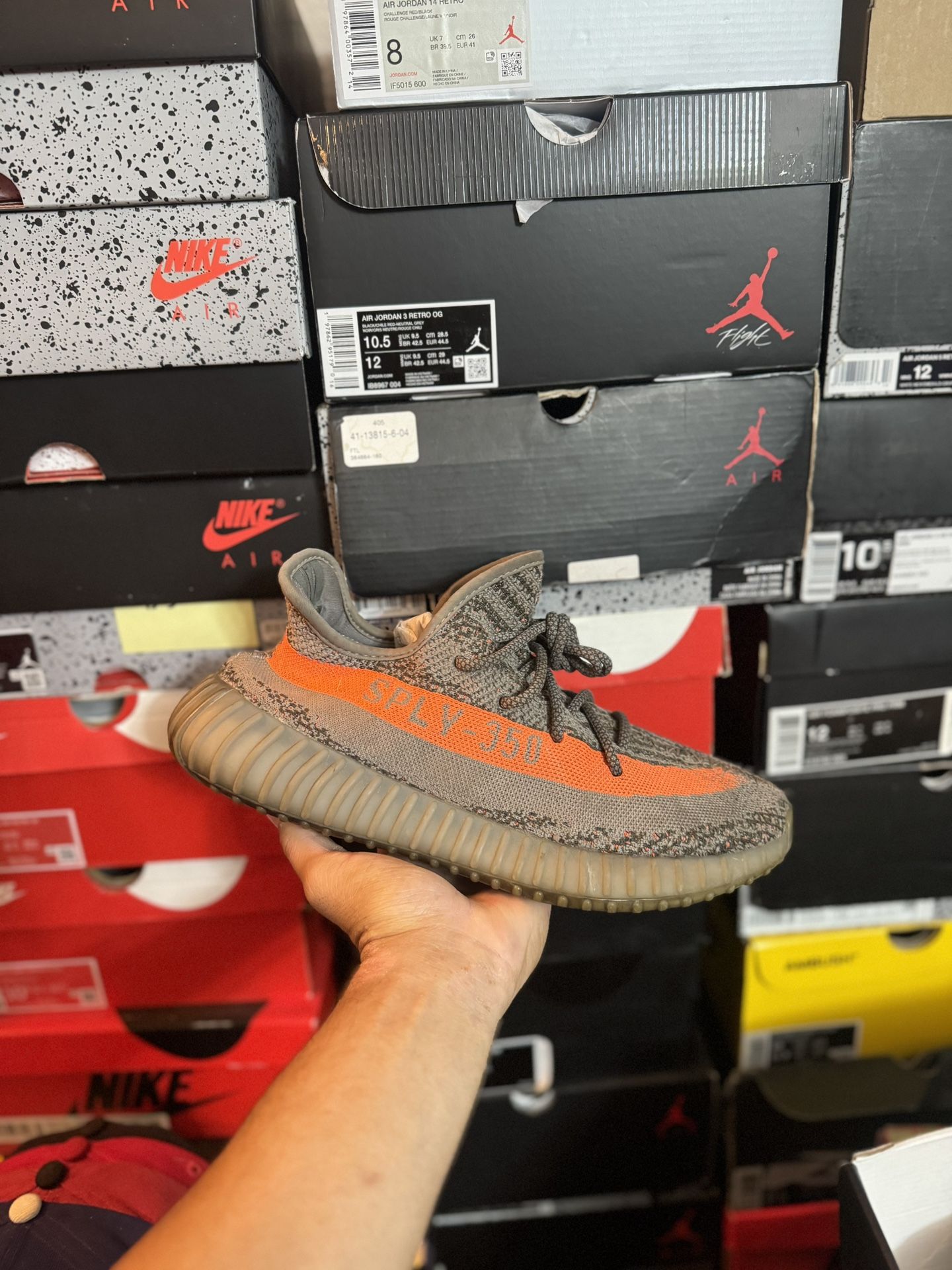 Adidas Yeezy 350 Beluga Reflective size USED But Clean