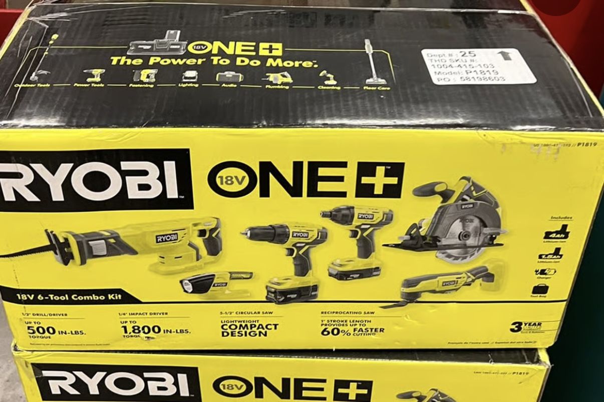 Ryobi 6 Piece Took Kit