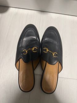 Black Gucci slides originally $980