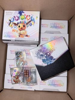 Pokemon TCG Prismatic Evolutions Etb elite trainer box eevee svp 173 Promo