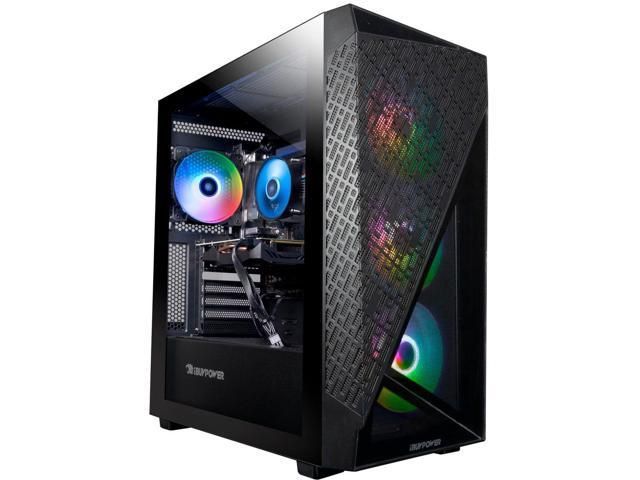 iBUYPOWER - SlateMESH Gaming Desktop - Intel i7-12700F - 16GB DDR4 Memory - NVID