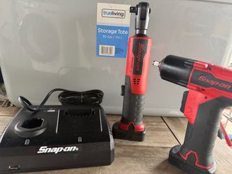 Snap-on Brushless Cordless Ratchet and Impact Wrench Set