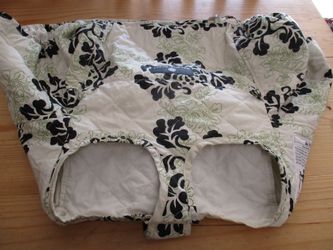 Balboa White/Green High Chair Cover