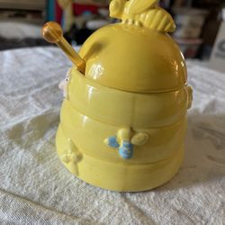 Ceramic Honey Pot