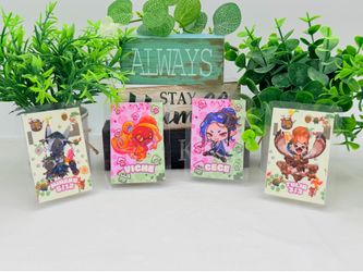 Animal Crossing Crossover Legend of Zelda n Splatoon Amiibo Cards - Laminated