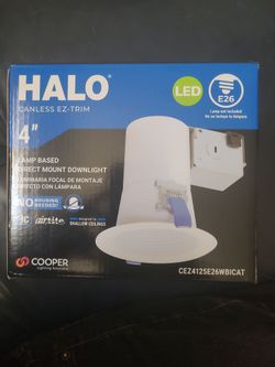 Halo 4" Canless EZ-Trim LED Downlight 20 each