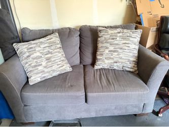 Loveseat with Pillows