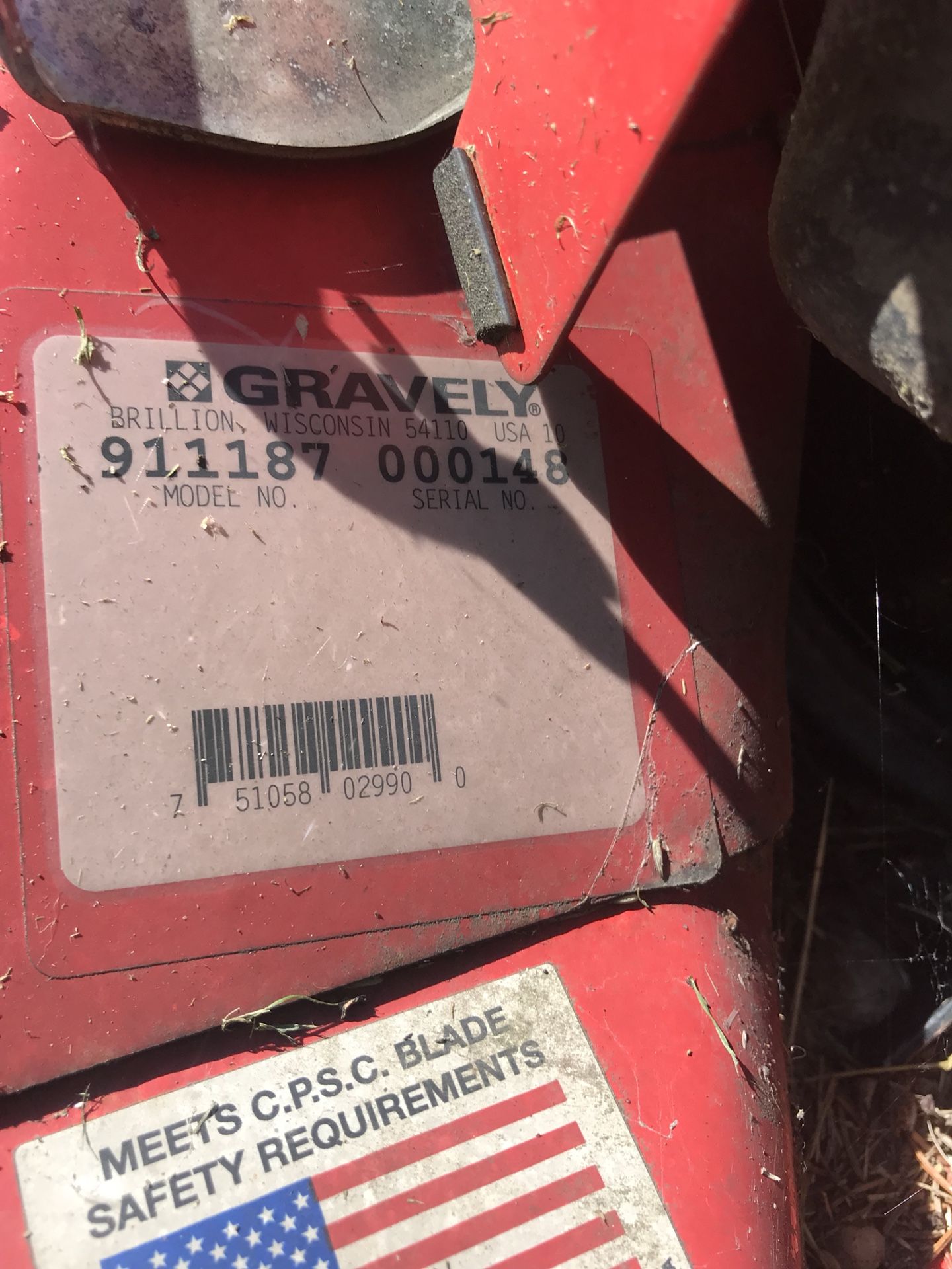 Gravely 21” self propelled commercial lawn mower. for Sale in