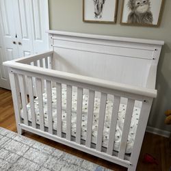 crib and mattress