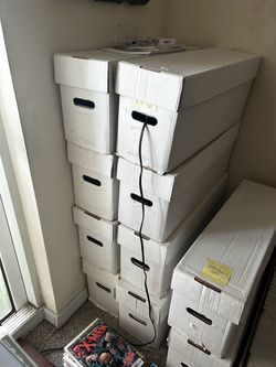COMIC Long Boxes! $15 Each or $80 for ALL (8 Total Boxes)