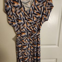 Womens multi colored nine west dress