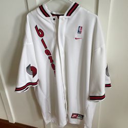 Portland Trailblazers Nike Warm Up Jacket Size 2XL