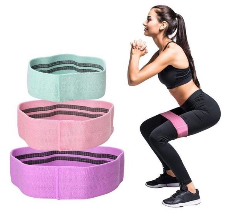 Brand new high quality resistance bands aka “ booty bands “. Each set comes with 3 high quality bands.