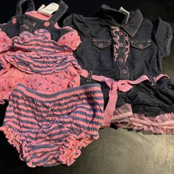 Girl’s Guess Baby Dress Size 3 -6 Months