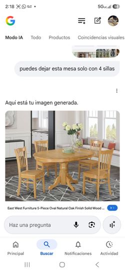 Modern wooden dining set ashley